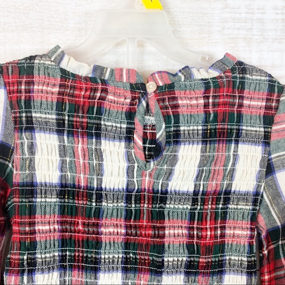 Toddler Girls Holiday Shirt Pants Set Plaid 3T - Picture 4 of 8